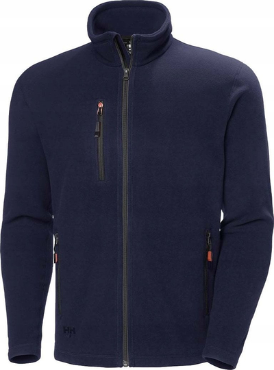 Polar Helly Hansen Oxford, Polartec 100% poliester i ricikluar, xhepa me zinxhir, blu e errët