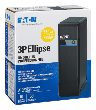 UPS Eaton Ellipse 3P550I, 550VA 330W, 4 dalje AC, i zi