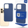 Mbulesë matt 3mk Matt Case për iPhone 13 Pro 6.1", ngjyrë luleshtrydhe me blueberry