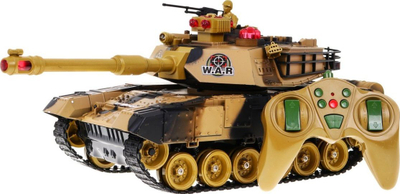 Lodër tank me telekomandë WAR Tank, 2.4GHz, 1:18, ngjyrë rere