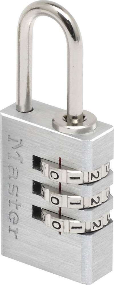 Dry me kod Master Lock 1547D, 20mm, 3 shifra, alumin