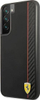 Futrollë telefoni Ferrari On Track Carbon Stripe FESAXHCS22MBK, për Samsung Galaxy S22+, kapak i fortë, e zezë