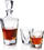 Set Affek Design EVA Triangle, dekantues + 6 gota, transparente