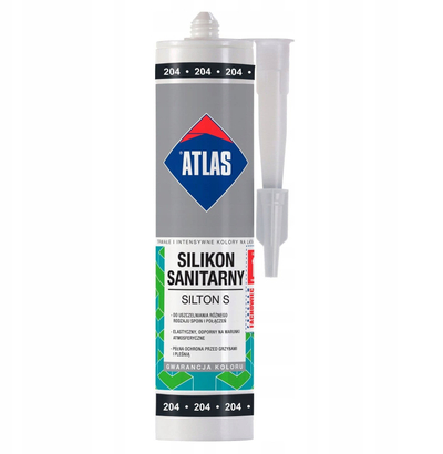 Silikon sanitar Atlas Silton 204, 280 ml, i zi