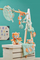 Lodër pelushi Chicco Soft Toy DouDou Kameleon, për bebe, pastel