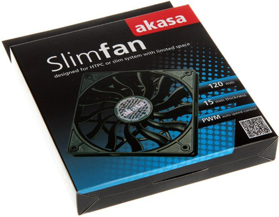 Ftohës Akasa Slimline PWM, 120 mm
