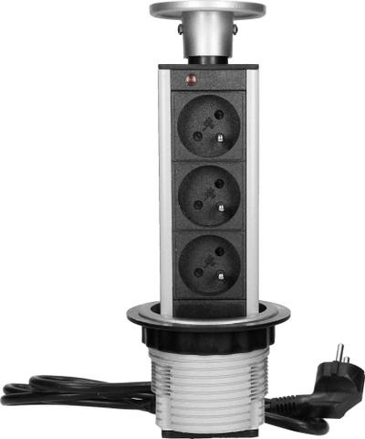 Prizë e fshehur Virone FS-18, 3x230V, kabllo 1.8m, argjend