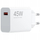 Karikues USB Xiaomi MDY-17-EF, QC 3.0, 45W 3A, i bardhë