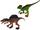 Set lodrash me dinozaurë Dinosaur Figures, 6 figura, shumëngjyrëshe
