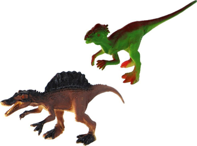 Set lodrash me dinozaurë Dinosaur Figures, 6 figura, shumëngjyrëshe