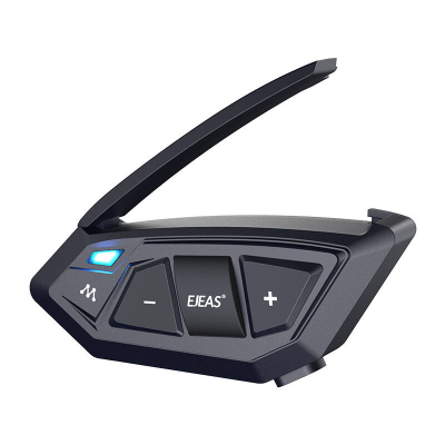 Interkom kaskash moto Ejeas MS20, Mesh Bluetooth 5.1, 20 përdorues, i zi