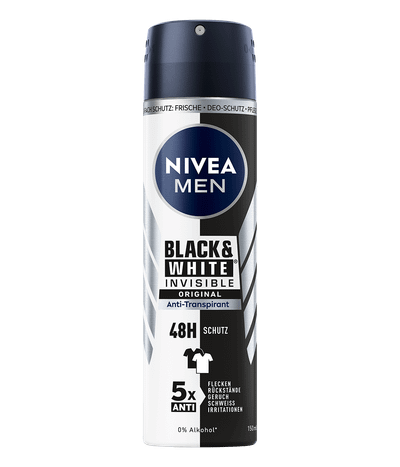 Deodorant Nivea Black & White Invisible Dry Original, 150 ml