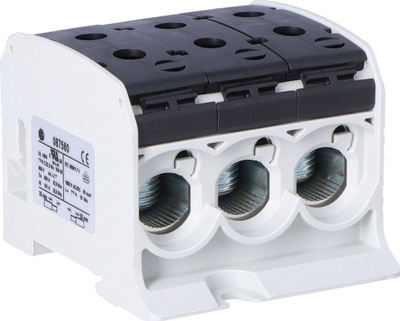 Клема Simet на шина STB 95-3 SIMBLOCK, 1000V, за Al/Cu, црна