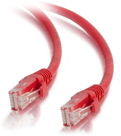 Kabllo rrjeti C2G Cat5e, 1m, UTP, e kuqe