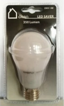 Llampë LED GRIPO A55, E27, 5W 350lm, e bardhë