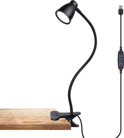 Llambë tavoline ATL LED, USB, e zezë