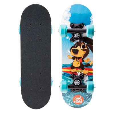 Skateboard për fëmijë Coolside Tofu Y Jr, druri panje, për 20 deri 50 kg, shumëngjyrësh
