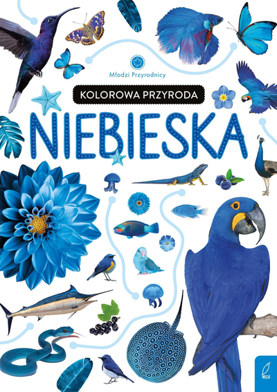 Libër për kalamaj Young Naturalists Colorful Nature Blue, enciklopedik, me ilustrime me ngjyra, shumëngjyrësh