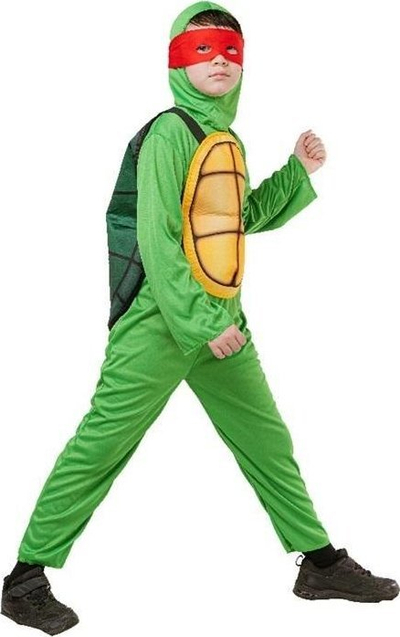 Kostum karnavalesh Madej Bold Turtle, për fëmijë 120–130 cm, shumëngjyrësh