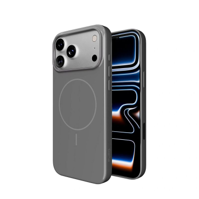 Mbulesë telefoni Puro Magnet për iPhone 17 Pro Max, shumë e hollë, gri