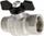 Valvul sferike uji Hydroland TITAN ZKW-15-WN-M-H, 1/2", dorezë butterfly