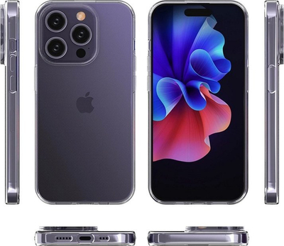 Mbrojtëse telefoni Ultra Clear, për iPhone 15 Pro, TPU, transparente