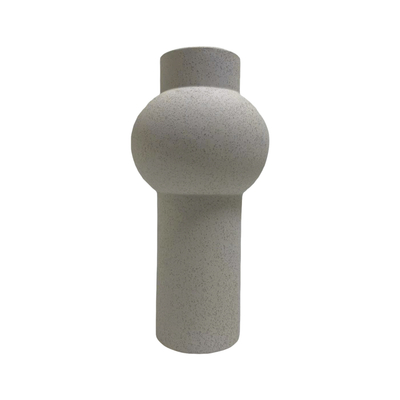 Dekor tavoline qeramike Scepter Φ15x30Hcm (HM4605.01), bardhë