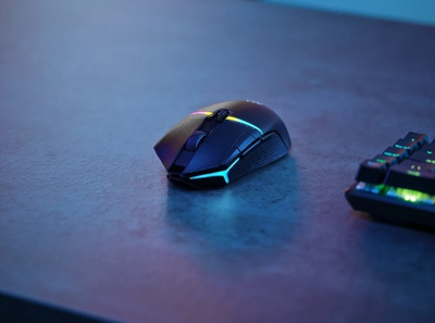 Maus lojrash Corsair CH-931B011-EU, 26000 DPI, Wireless + Bluetooth, i zi