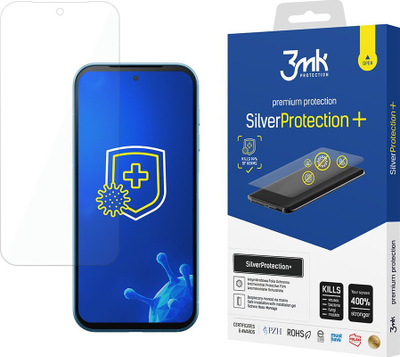 Folje mbrojtëse ekrani 3mk SilverProtection+ për Fairphone 5, antibakteriale, transparente