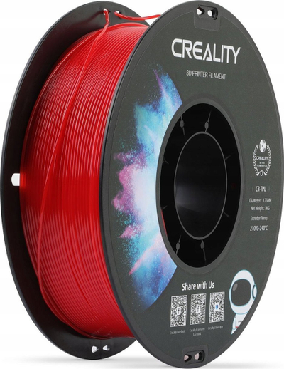 Filament 3D Creality TPU, 1kg, 1.75mm, i kuq