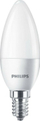 Llambë LED Philips Classic, sa një 40W, me bazë E14, set me 4 copë, e bardhë matt