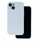 Силиконска футрола OEM за Samsung Galaxy S25 Edge, baby blue, со микрофибер, светло сина боја