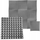 Panele akustike vetëngjitëse DNA AM2-GY, 50x50x5 cm, set 10 copë, gri