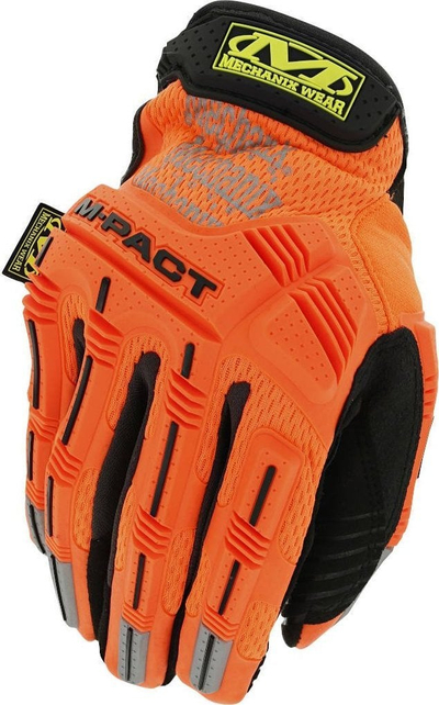 Doreza pune Mechanix Wear Hi-Viz M-PACT, me mbrojtje gome TPR, për ekran me prekje, portokalli