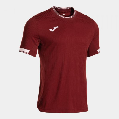 Fanellë futbolli për kalamaj Joma Toletum VI, poliester i riciklum, mëngë t’shkurtra, bordo