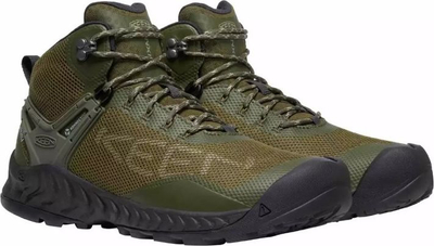 Планинарски чизми Keen Nxis Evo, водоотпорни, мажи, Forest Night Dark Olive