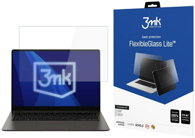 Xham mbrojtës 3MK FlexibleGlass Lite për Samsung Galaxy Book3 Pro 14, 0.16mm, hibrid, transparent
