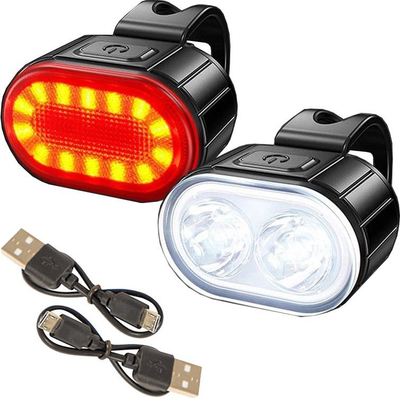 Set drita biçiklete Strong T6, 800 lumens, LED USB, i zi