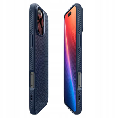Kapak telefoni Spigen Liquid Air për iPhone 17 Pro Max, mbron bukur, blu e errët