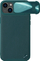 Куќиште за телефон Nillkin CamShield Leather S за iPhone 14, со капак за камера, кожа, зелено