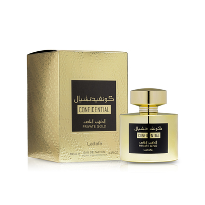 Eau de Parfum Lattafa Confidential Private Gold, 100ml