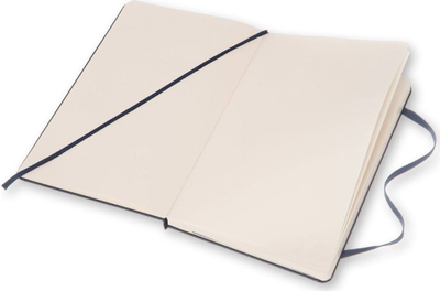 Fletore Moleskine Classic Notebook Large, kapak i fortë, 13 x 21 cm, blu