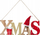 Ornament varëse Atmosphera XMAS, MDF, 30cm, i kuq edhe natyral