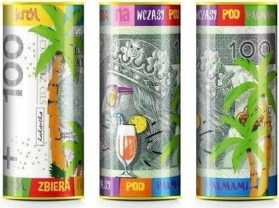 Arkë kursimi Kukartka Money Box Can Holidays, 100 PLN, cilindrike, shumëngjyrëshe