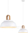 Llambë varëse Netlighting ITLMDM3153/1M, 1xE27, 30cm, e bardhë
