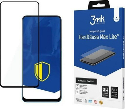 Xham mbrojtës 3MK HG Max Lite për Realme 8 Pro, i zi