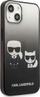 Mbulesë telefoni Karl Lagerfeld për iPhone 13 Mini, 5.4", plastikë, gradient e zezë