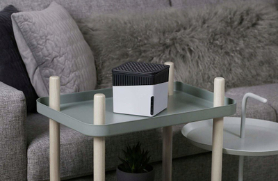 Dehumidifikues ambienti Wenko Cube 500 G, për 16 m², rezervuar 0.8 L, i bardhë