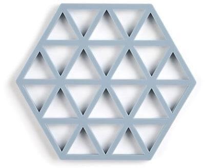 Nënshtruese për enë Zone Denmark Triangles Sky, 16x14 cm, e kaltër