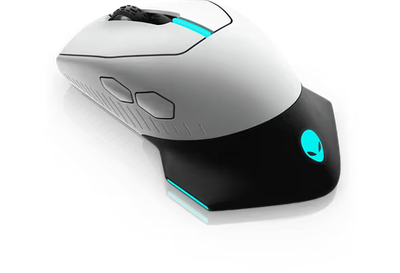 Maus Dell Alienware AW610M, i bardhë